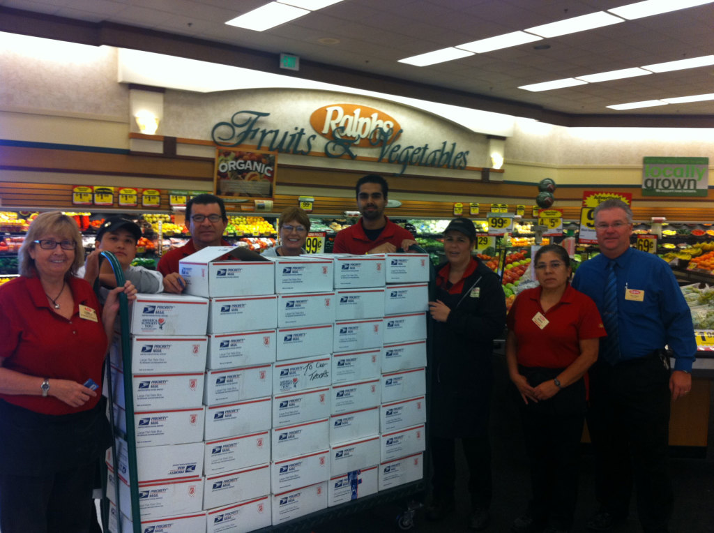 Our thanks to Ralph's Store #114 for their support with 39 Care Packages and funds to ship them